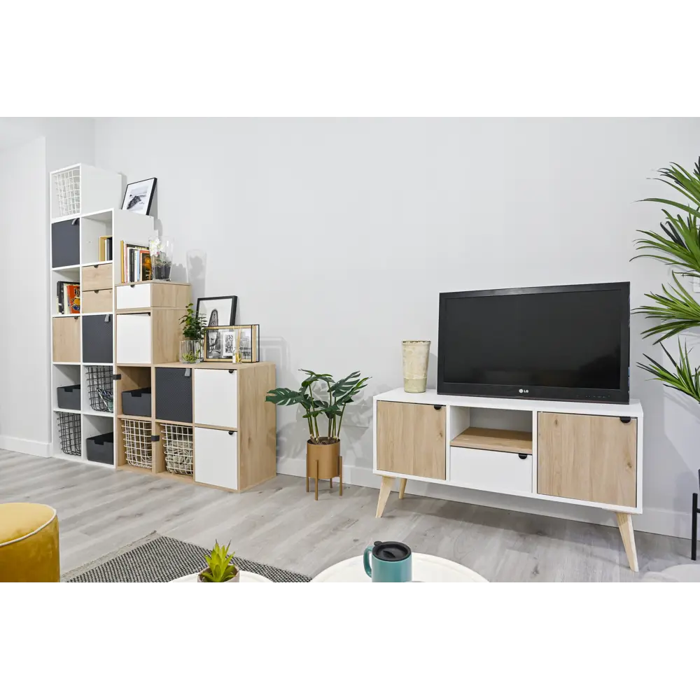 Корзина Spaceo KUB Paris 30х30х30 см 30 л металл цвет черный STLM-2060505 - Вид №1