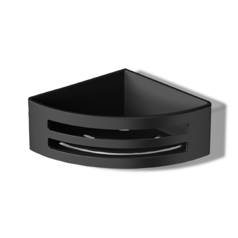 75660-BPC Душевая полка ACCESSORIES подвесная цвет черный матовый LANGBERGER Accessories, BLACK EDITION