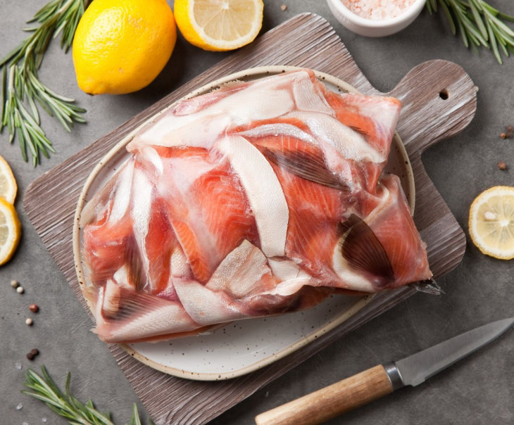 7214 Брюшки горбуши с/м Дмитрий Носов и Сергей Копейкин Вкусляндия  - Вид №2