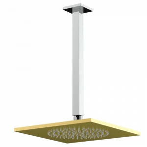 Graffio Квадратная лейка душа 240 × 240 мм с квадратным потолочным кронштейном 300 мм. TA852