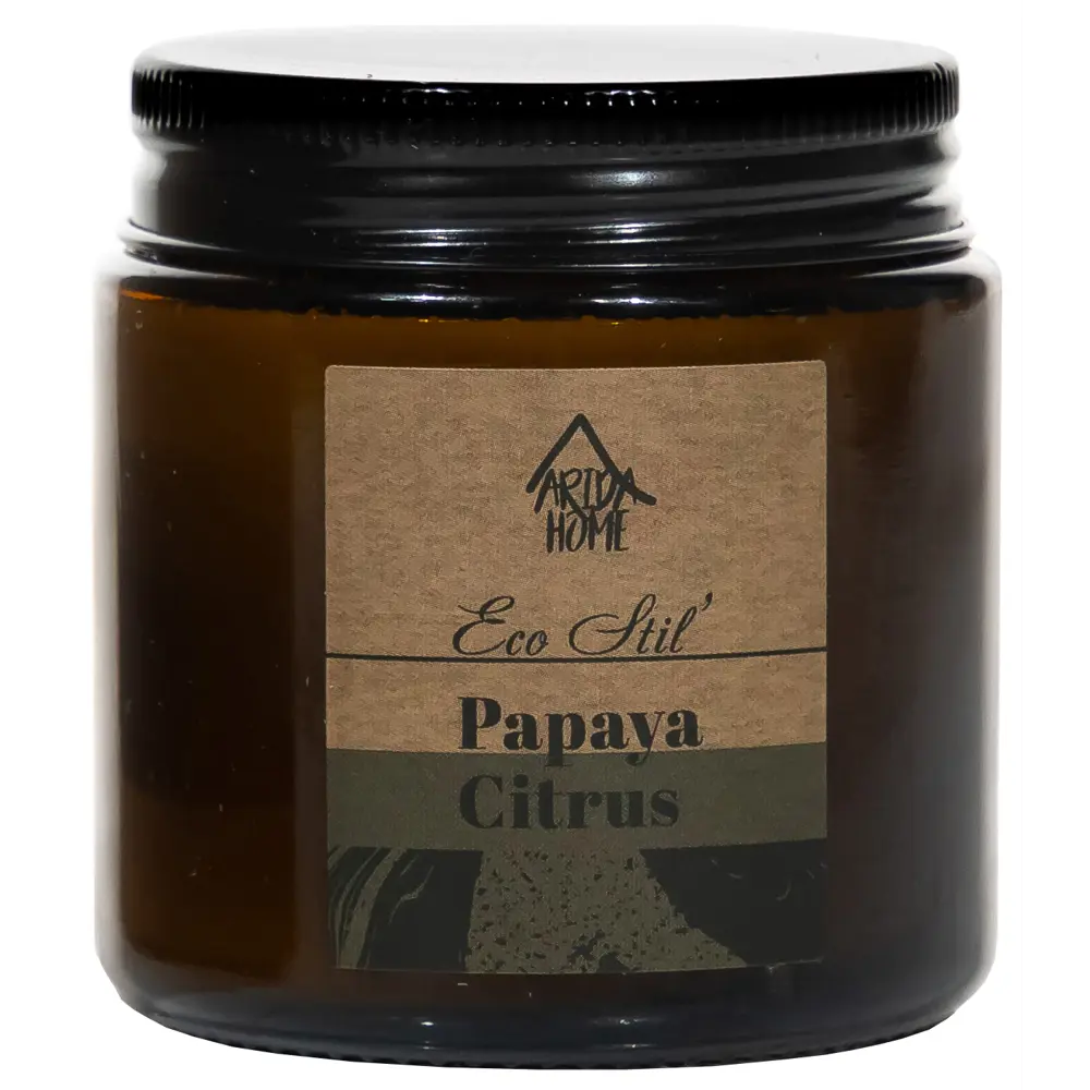 Свеча в стакане ароматизированная Eco Stil Папайя и цитрус ARIDA HOME STLM-2013391