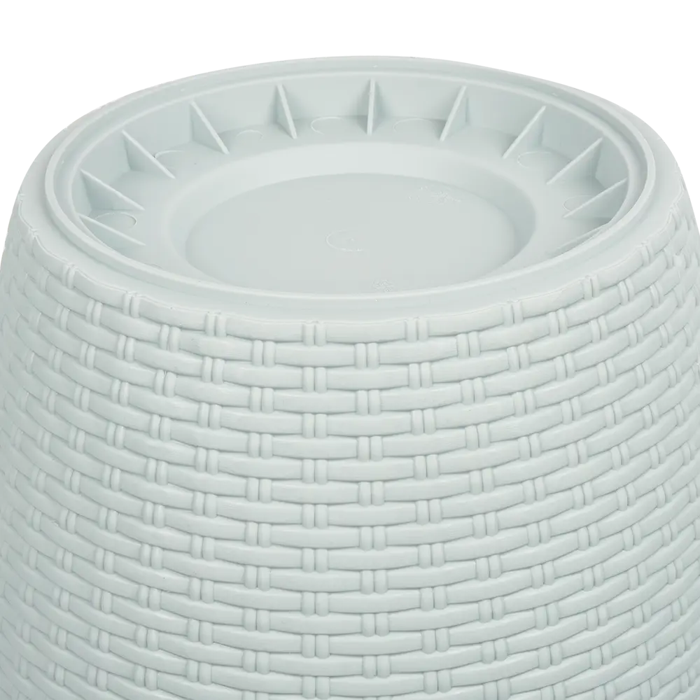 Кашпо Ingreen Ротанг ø38 h37.8 см v16 л пластик утренний туман Rattan STLM-2087544 - Вид №2