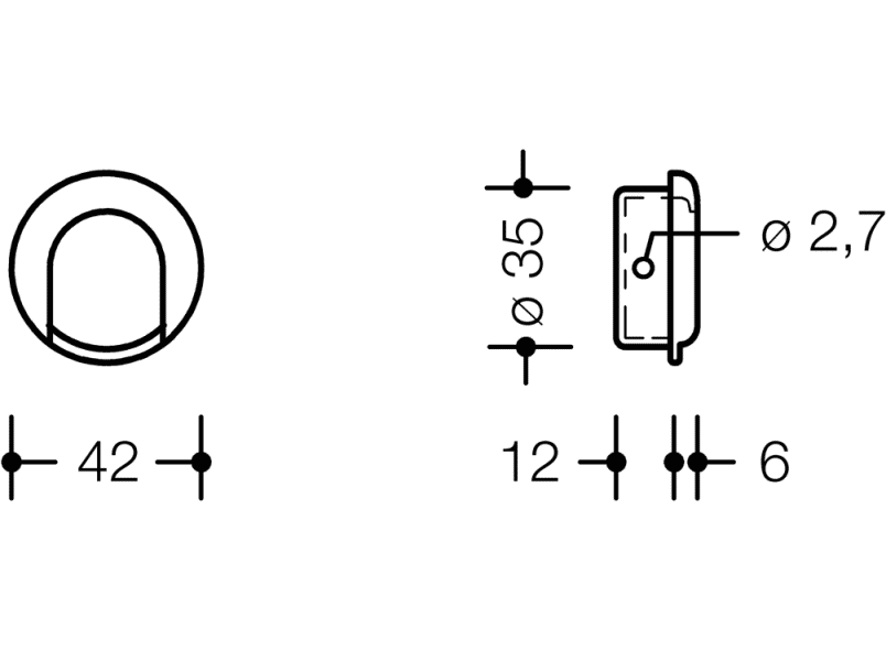 535.42ML впускной кожух HEWI USA Produkte  - Вид №1