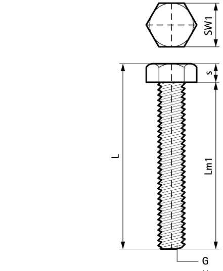 6144030 BIS Болты шестигранные walraven  - Вид №1