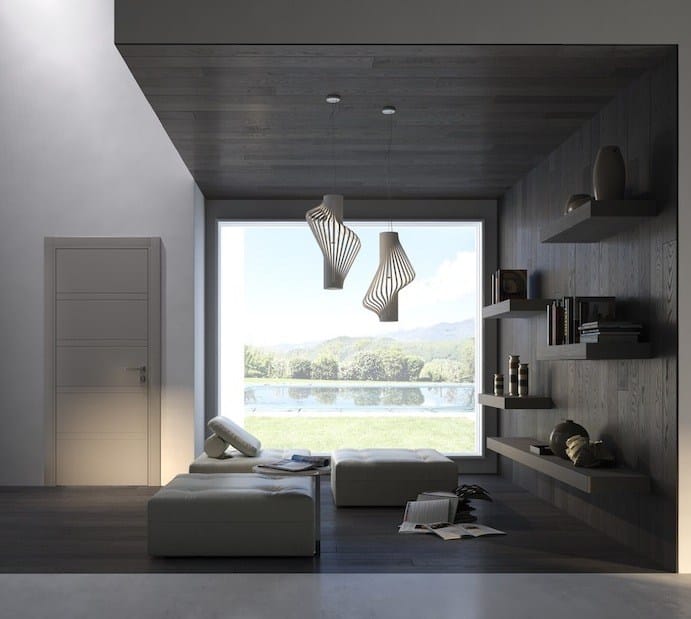 Лакированная распашная дверь GAROFOLI Miraquadra ARCH-00048772 - Вид №1