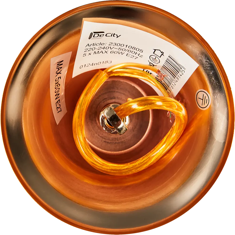 Люстра De City Бриз 5 с хрустальными пластинами для современного интерьера 89379429 STLM-1433214 - Вид №7