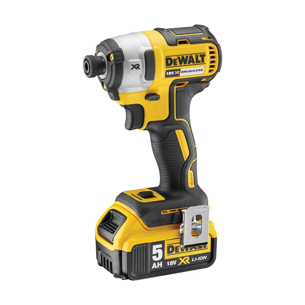Шуруповерт аккумуляторный ударный бесщеточный Dewalt DCF887P2, 18 В Li-ion 2x5 Ач 80139047 STLM-2145142 