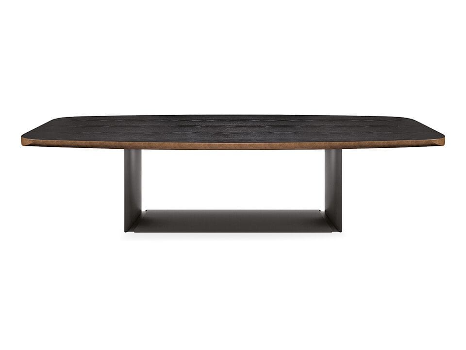 Стальной и деревянный бочковый стол Cattelan italia DRAGON WOOD ARCH-00088386 - Вид №1