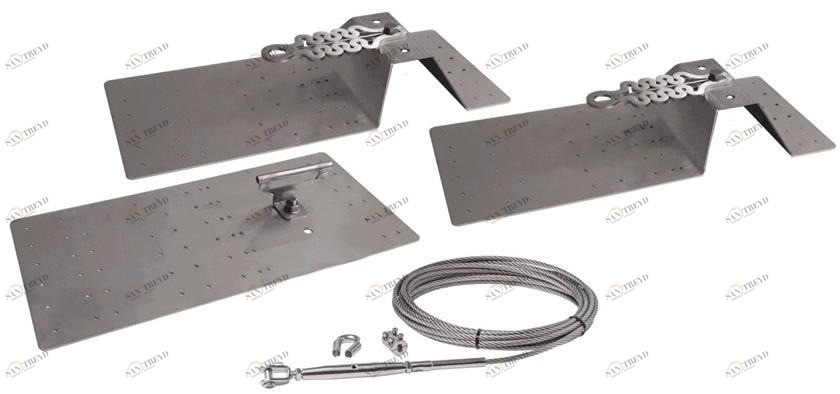 BIN SISTEMI Крепление столярных изделий для концевых анкеров Linea vita sun-id-1510669