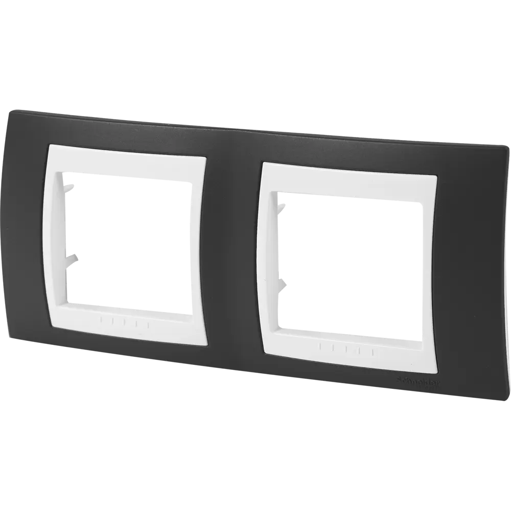 Рамка для розеток и выключателей Systeme Electric Unica 2 поста, цвет какао/белый STLM-2153546 - Вид №1