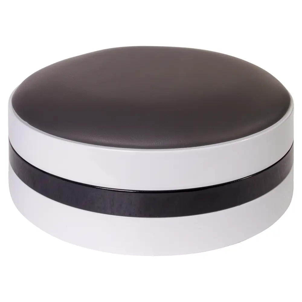 Сиденье для барного стула Софттач круглое, цвет чёрный DELINIA STLM-2154109