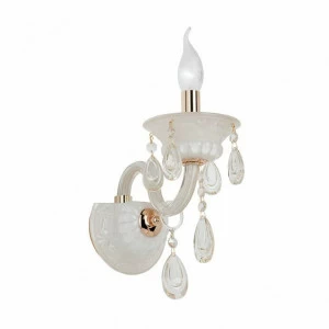 Бра с подвесками белое Vitaluce V2336/1AG VITALUCE СВЕЧА 00-3929061 Белый