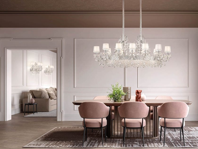 Подвесной светильник с кристаллами Masiero Eternal ARCH-00123573