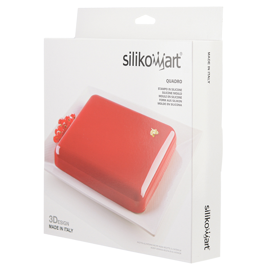 20.417.13.0065 Форма для приготовления торта quadro 21 х 21 см силиконовая Silikomart  - Вид №8
