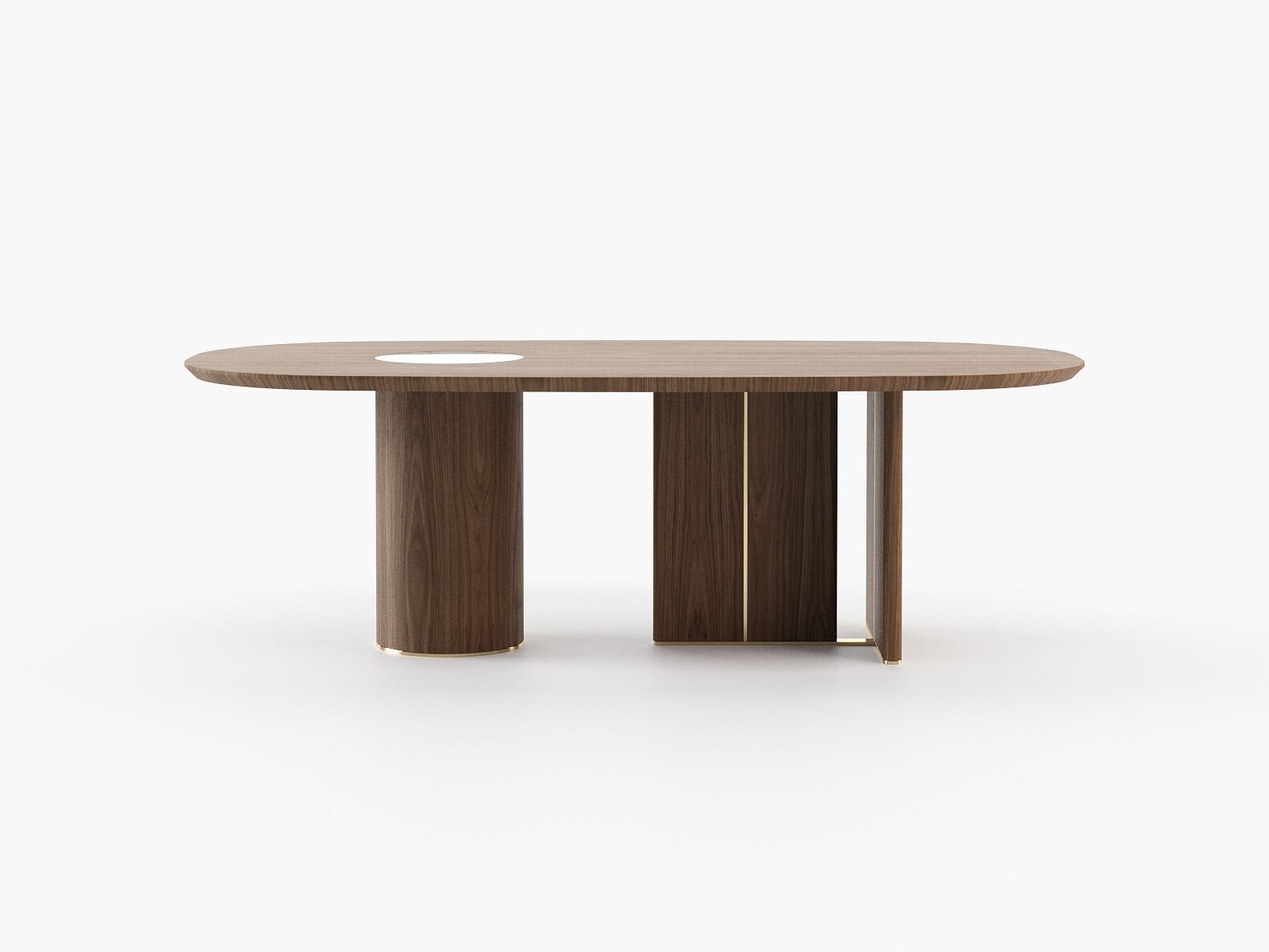 Деревянный овальный стол Laskasas Essence ARCH-00022522 - Вид №1