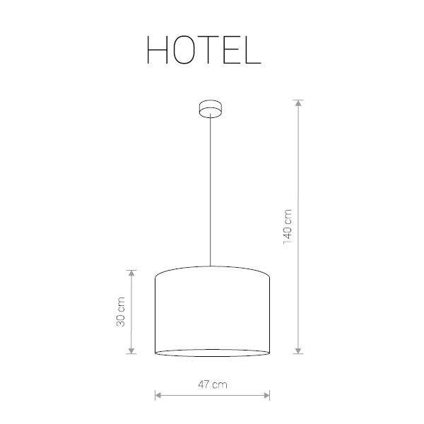 Подвесной светильник Nowodvorski Hotel 9298 NOWODVORSKI HOTEL 199470 Серый - Вид №1