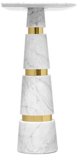 KOKET Консоль в форме полумесяца из каррарского мрамора Avalanche sun-id-1490708 - Вид №3