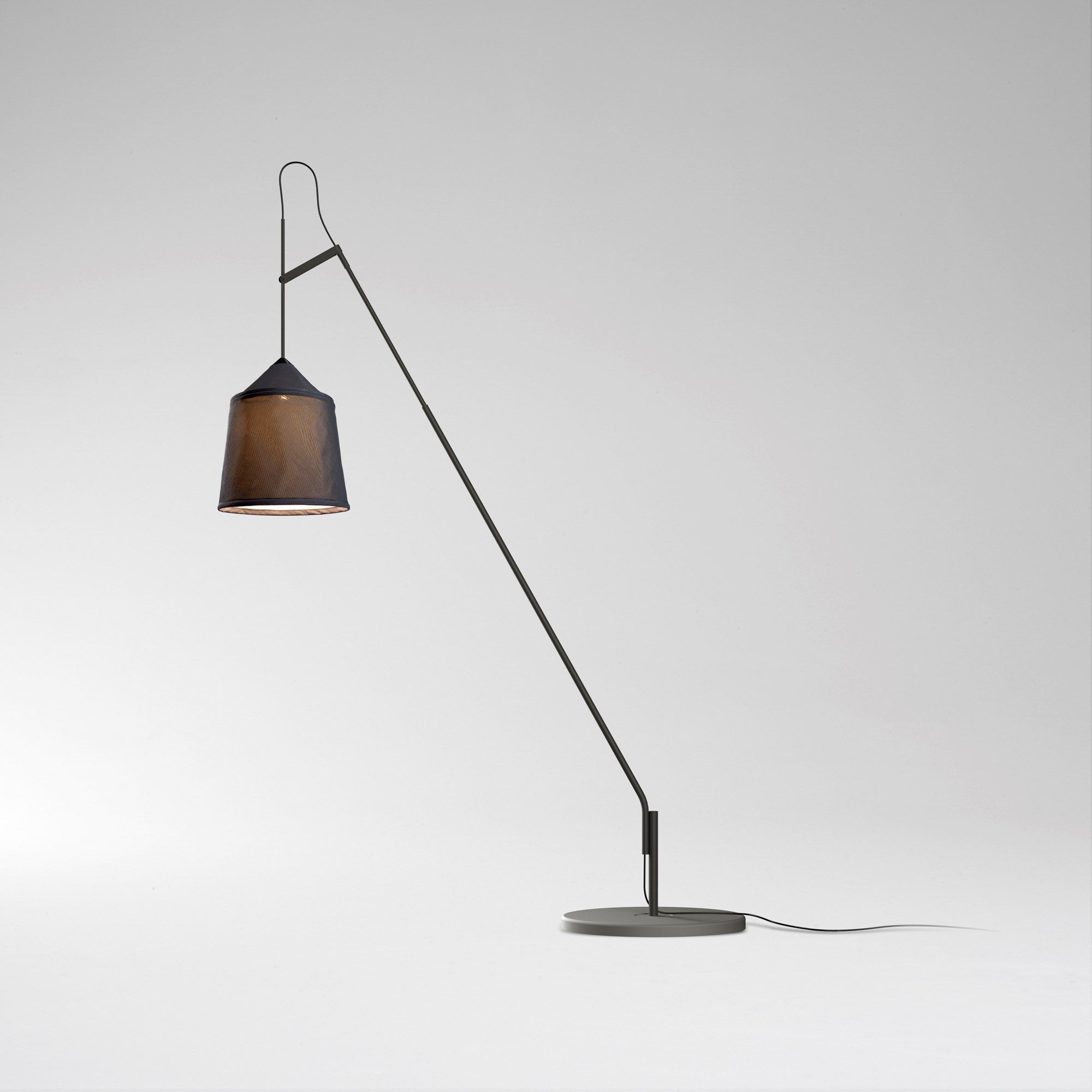 Напольная лампа из нержавеющей стали и текстилена Marset Jaima ARCH-00132175 - Вид №7