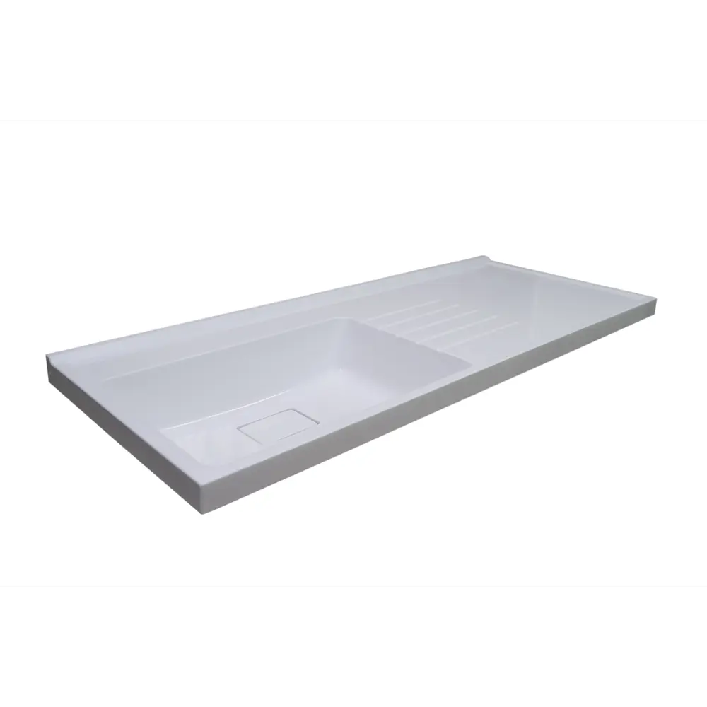 Раковина Mira 1200L из литьевого мрамора Santreyd STLM-2106003