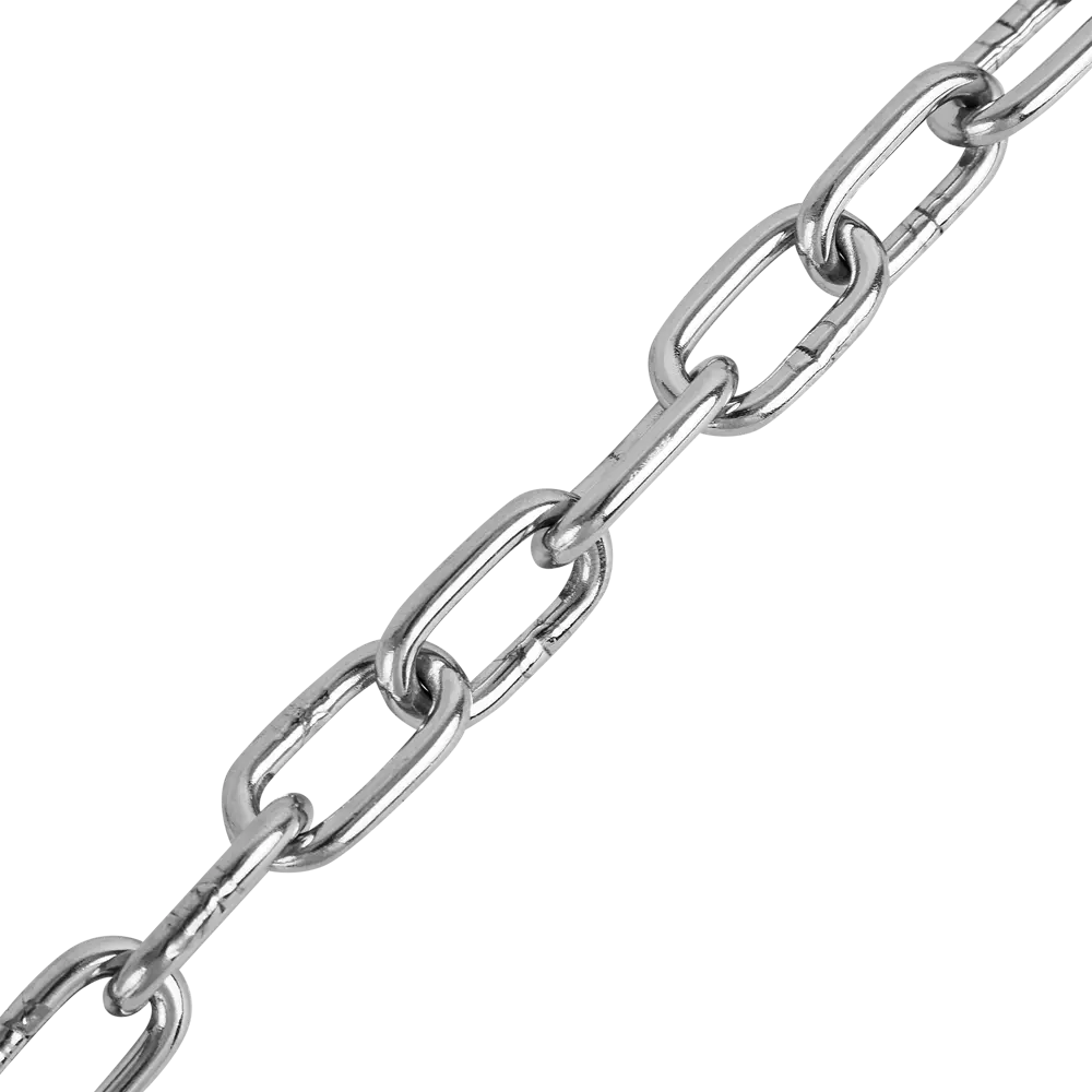 Цепь Standers DIN 766 2 мм короткое звено 5 м сталь нержавеющая STLM-2084271 - Вид №1