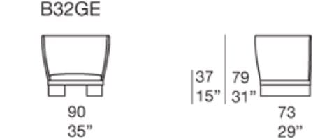 Полиэстер сани сад стул Paola Lenti Ami ARCH-00111164 - Вид №6