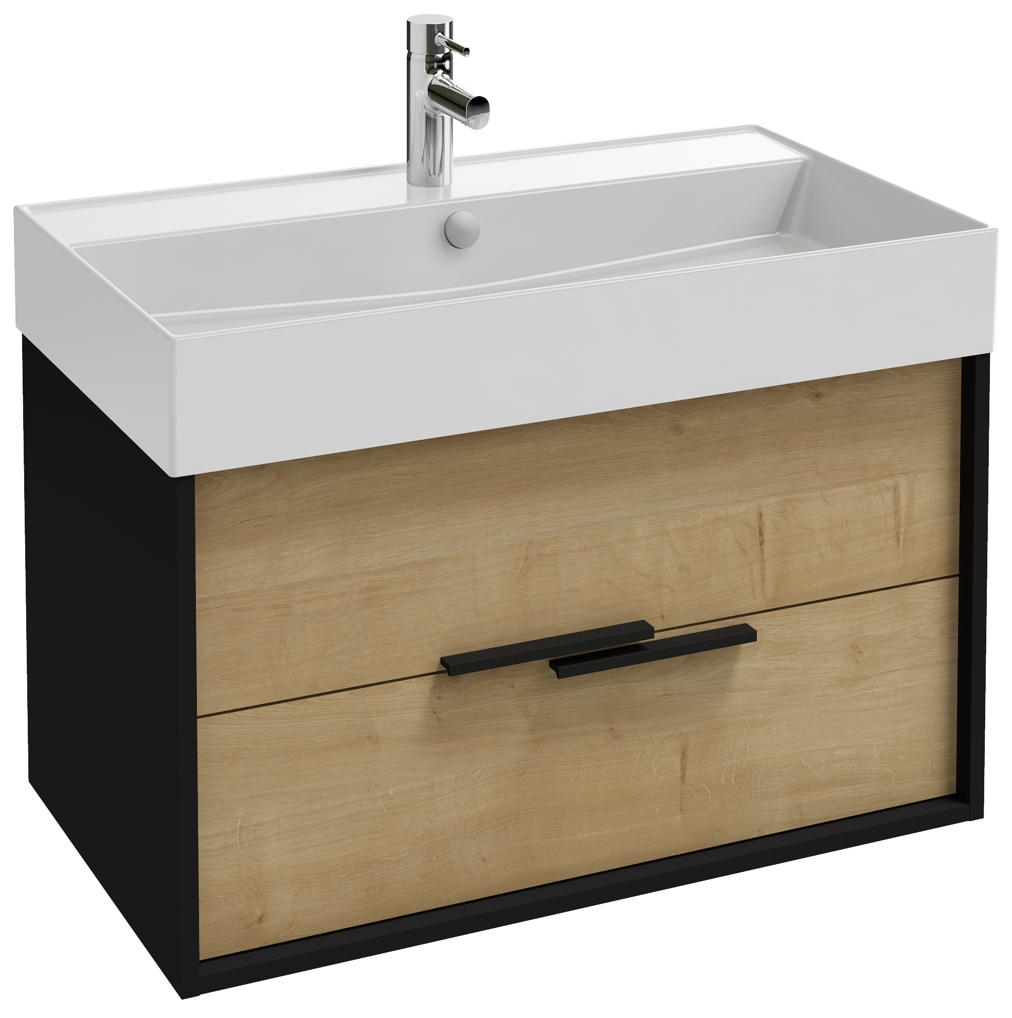 EB1584-M90-E70 Тумба 80 см для столешницы, 2 ящика JACOB DELAFON VIVIENNE 