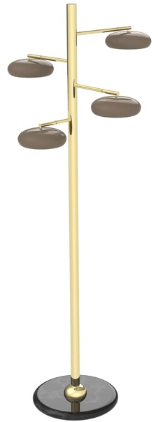 Il Bronzetto Светодиодный торшер из латуни Gea Gea01 - Вид №1