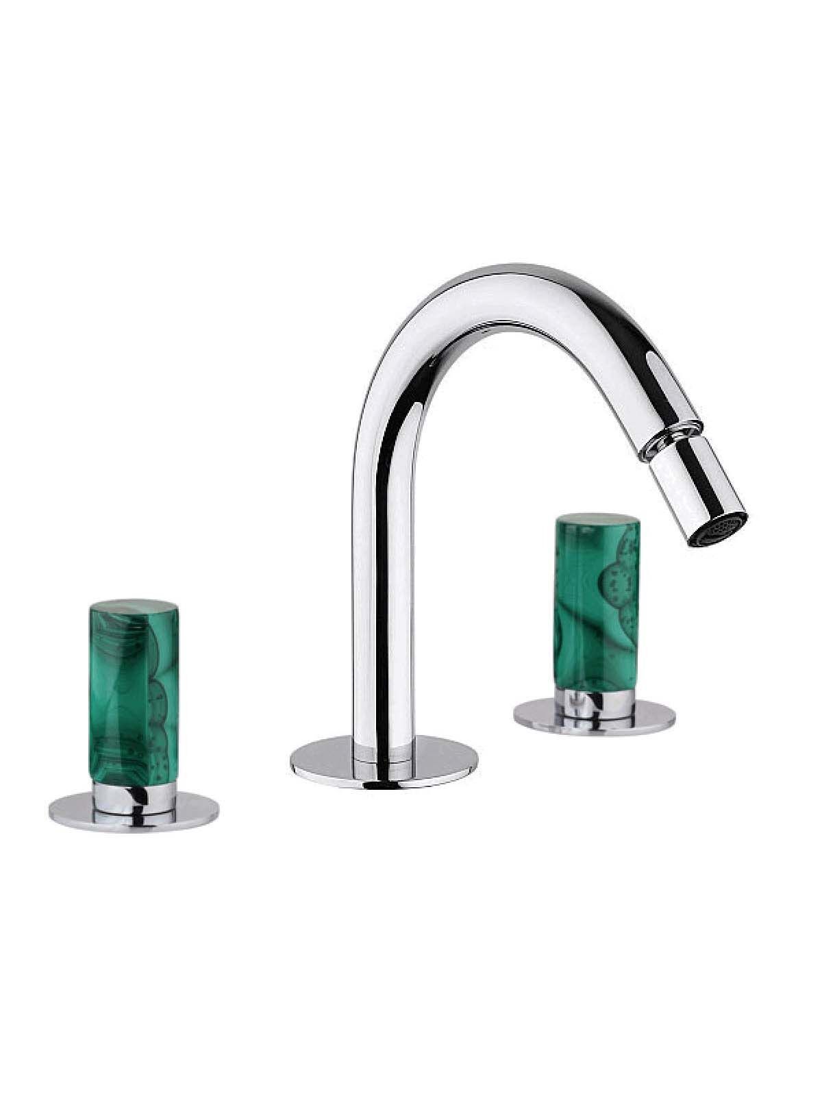 Смеситель для биде с 3 отверстиями и отдельными розетками Rubinetterie Frattini Pepe XL ARCH-00032699 - Вид №15