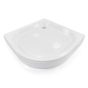 У29196 Поддон Bella NEW полукругый 100х100 (без панели) 1 Marka 