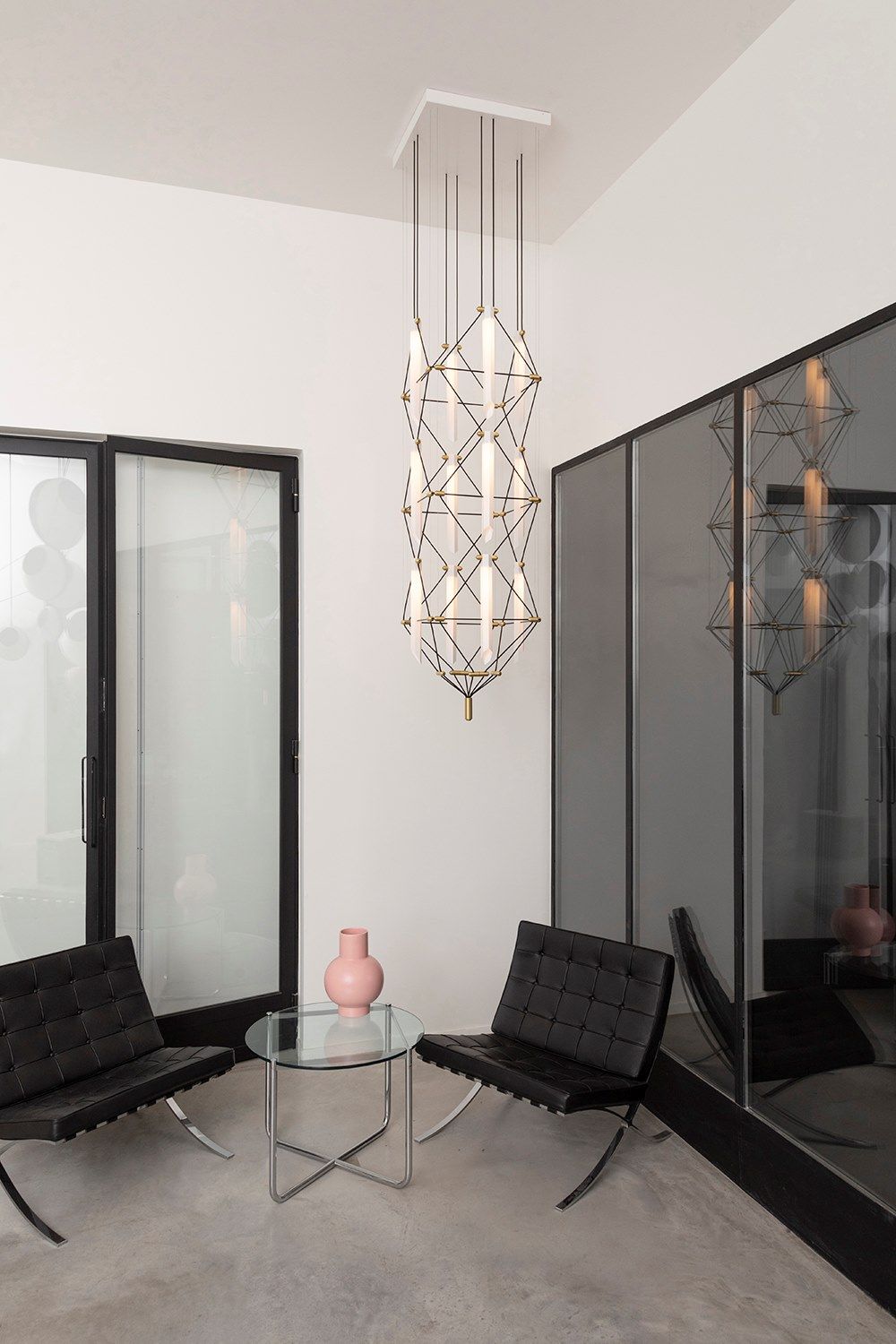 Стальной светодиодный подвесной светильник designheure Мозаика ARCH-00092232 - Вид №1