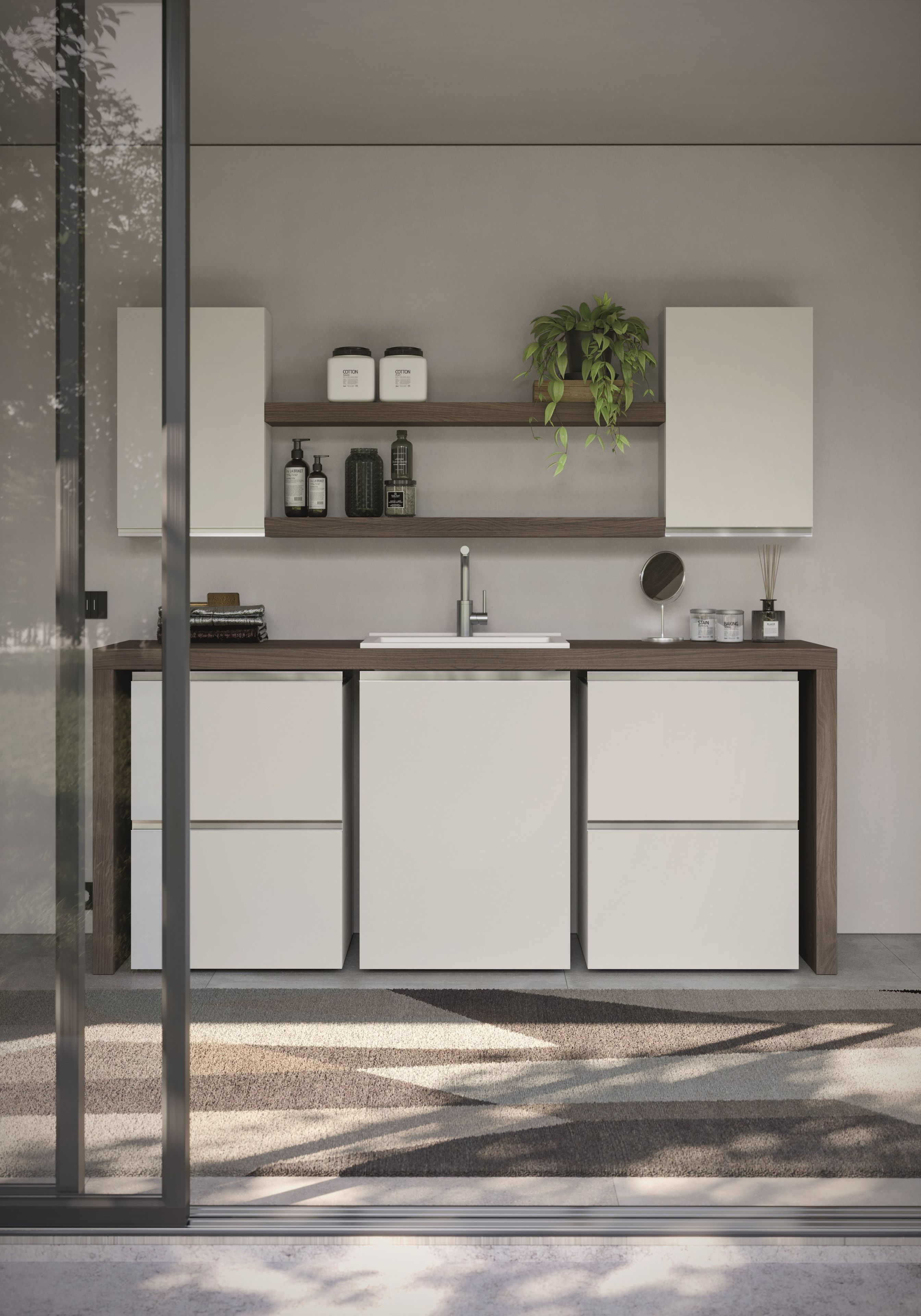 Модульный шкаф для белья Ideagroup пространство-время ARCH-00115490 - Вид №2