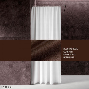 DV-GCS200-220-GUA04 Занавеска для душа Guardian, длина 200 см, ширина 220 см. фундук PHOS