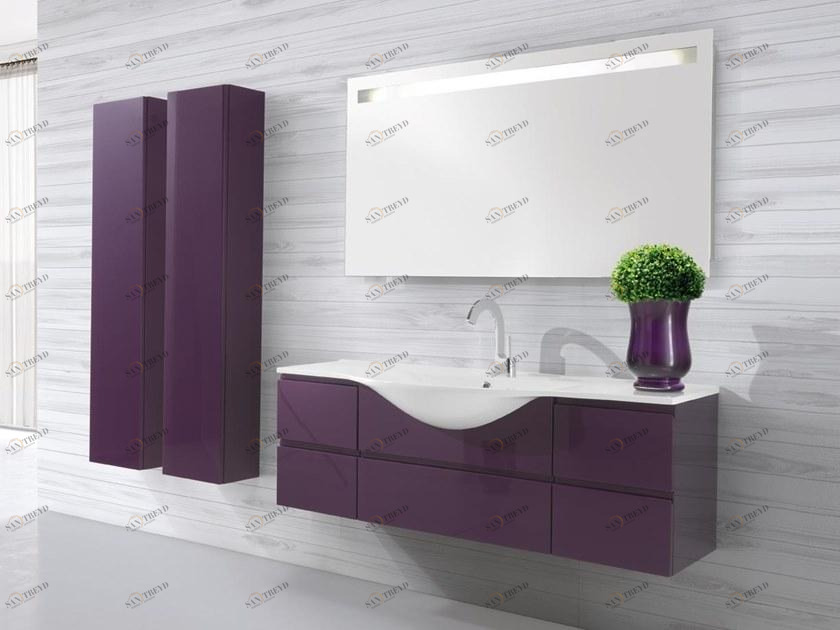 LASA IDEA Лаковая тумба под умывальник с ящиками Vanity sun-id-1411847