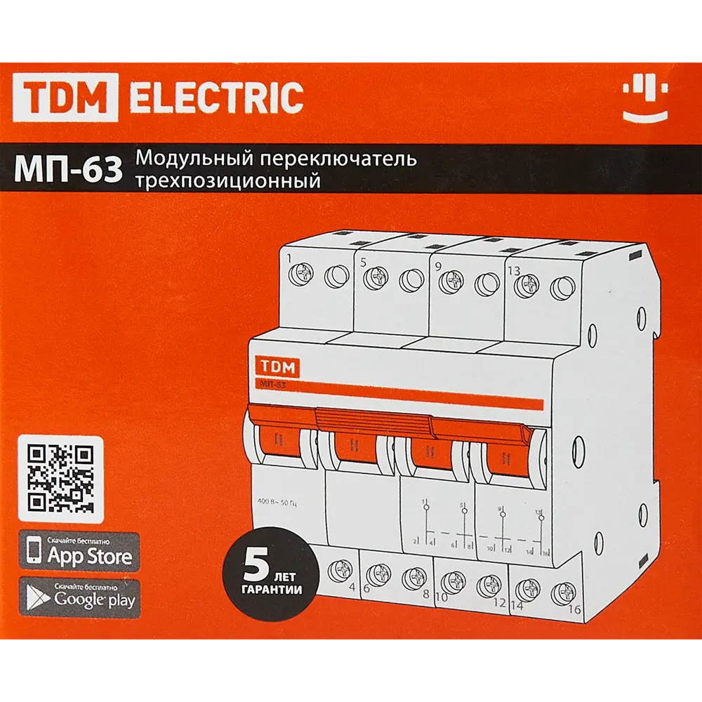 Выключатель нагрузки TDM Electric МП-63 4P для безопасного управления электроцепями 84399547 STLM-0049320 - Вид №5