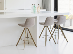 Табурет на насесте из ткани