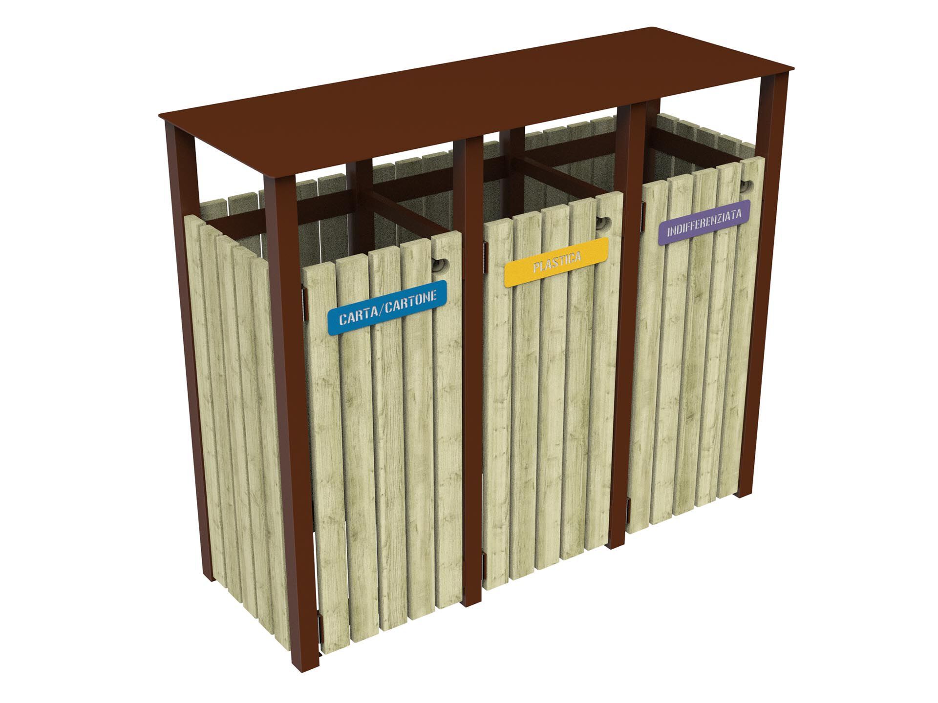 Корзина для мусора для раздельного сбора Lazzari MONTANA ARCH-00105250