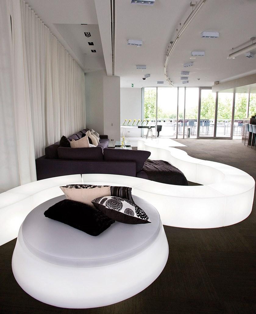 SLIDE Светящаяся садовая скамейка из полиэтилена sun-id-1464849 - Вид №1