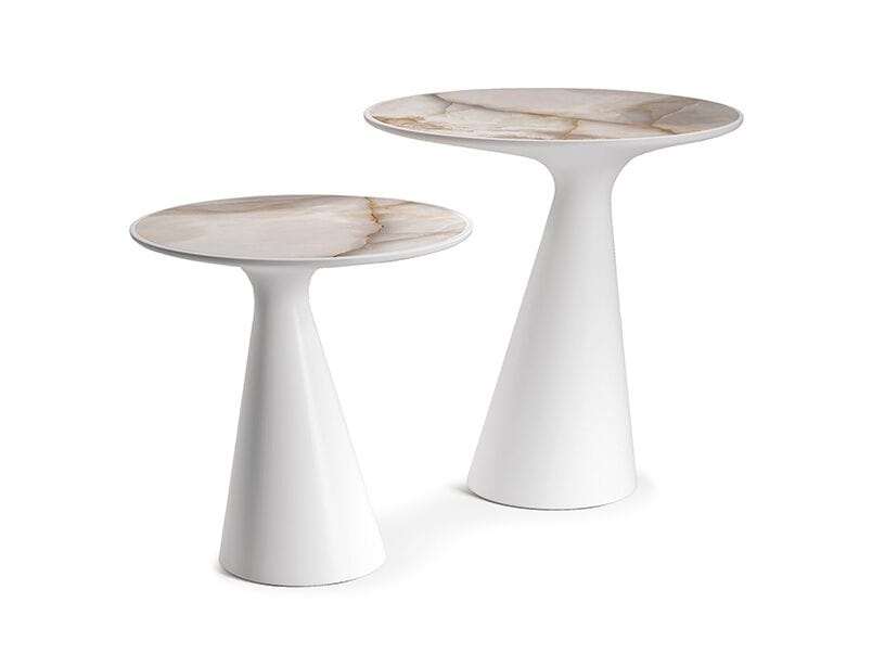 Круглый журнальный столик из полиуретана и керамики Cattelan italia PEYOTE KERAMIK ARCH-00032820 - Вид №1