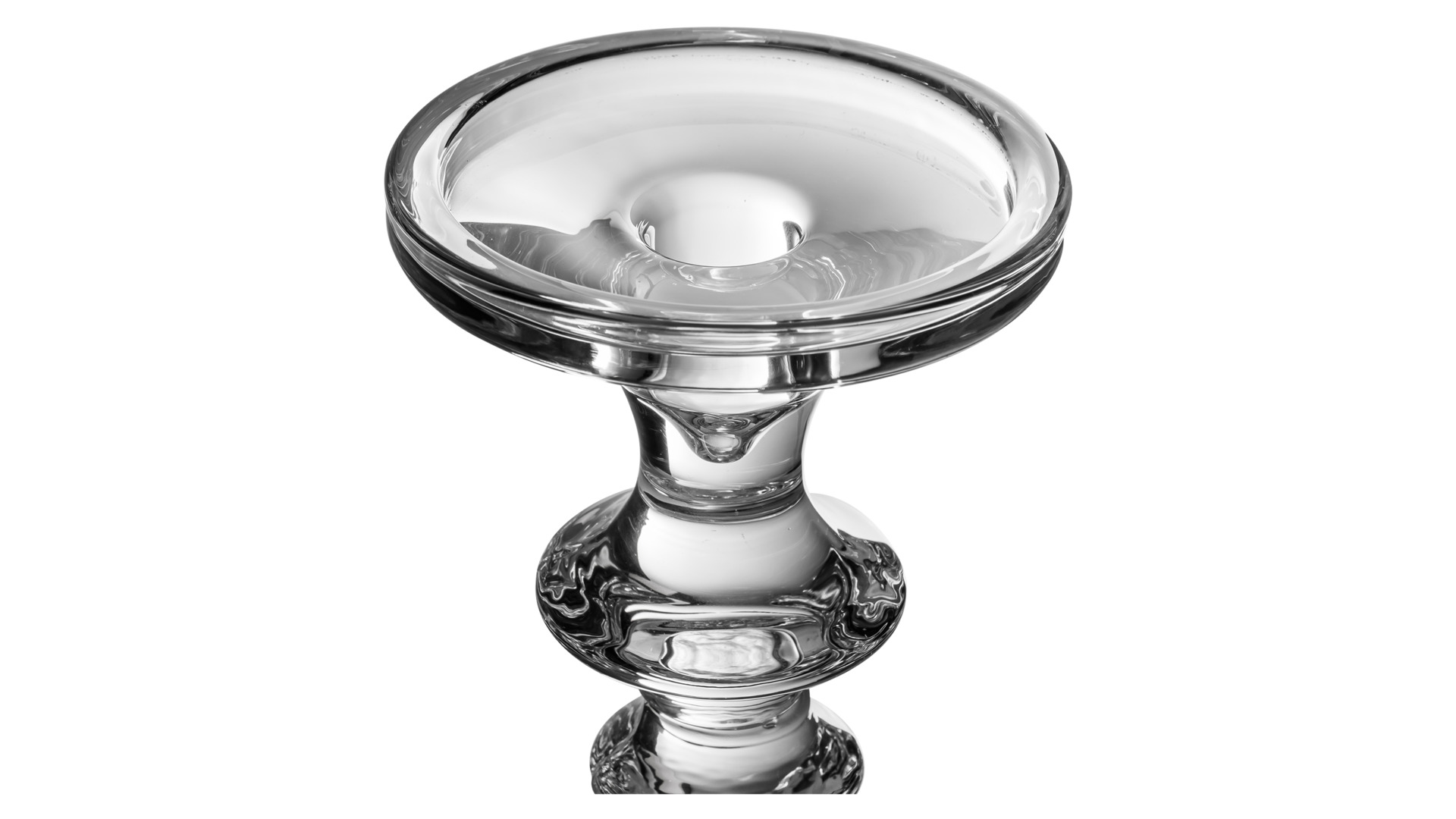 10629112 Rasteli Подсвечник стеклянный Rasteli "Король" 29,9см Стекло  - Вид №2