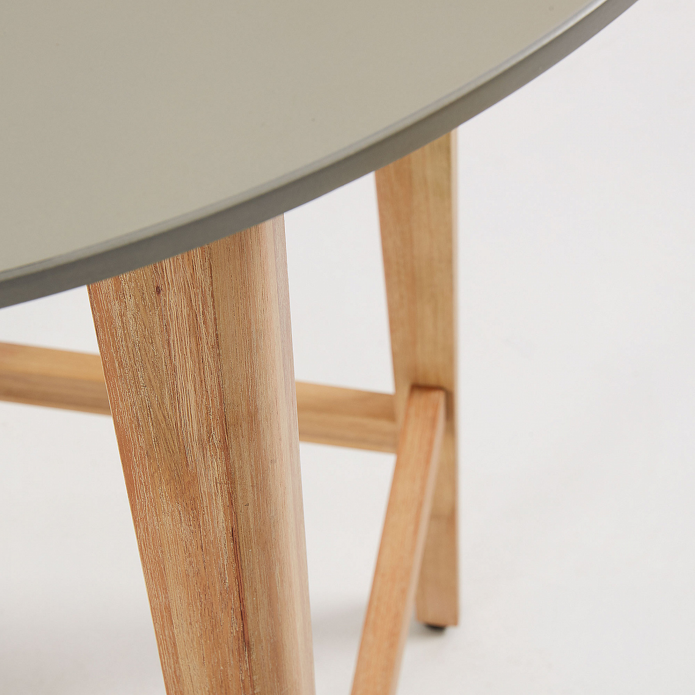 067691 Стол Giorgia Ø70 эвкалипт серый полицемент La Forma Georgette  - Вид №2