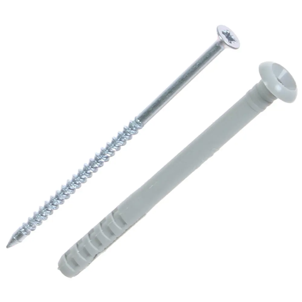 Дюбель-гвоздь гриб Standers 6x80 мм нейлон цвет серый 8 шт STLM-2031030