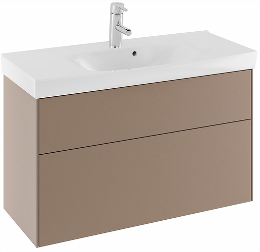 47433 IFO Sense тумба под умывальник с двумя ящиками, W = 600 мм, W1 = 622 мм, мол. - Вид №10