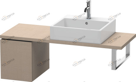LC582007575 L-Cube Шкафчик для компактной консоли Лен, декор Duravit