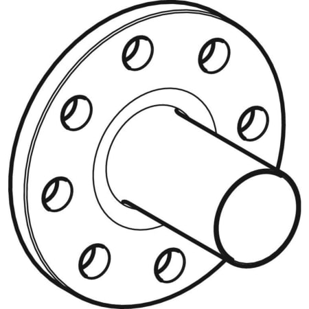 23789 Фланец Geberit Mapress из углеродистой стали, PN 10/16, с гладким концевиком Geberit  - Вид №4