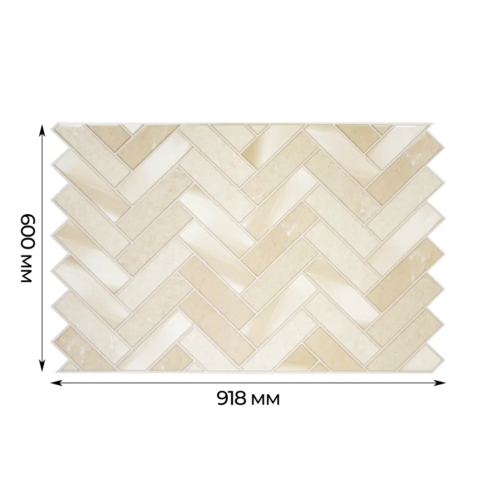 Панель ПВХ Портофино 3x918x600 мм 0.55 м² Santreyd STLM-2189392 - Вид №5