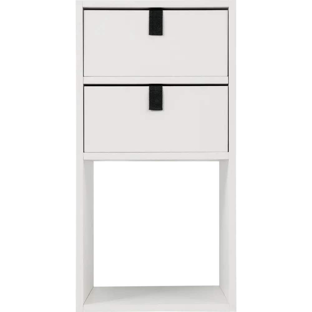 Стеллаж Spaceo KUB 2 секции 36x70.5x31.7 см ЛДСП цвет белый STLM-2008853 - Вид №9