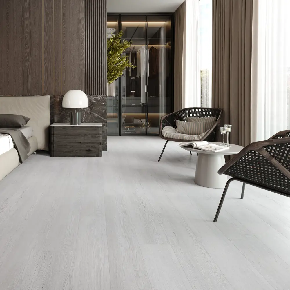 CRAFT FLOOR Дуб Санкт-Петербург - кварцвиниловая плитка серого оттенка 89396939 STLM-1385495