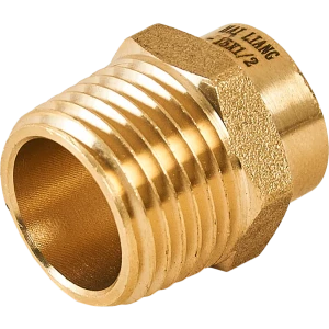 Муфта переходная Hailiang ø1/2"x15 мм наружная резьба медь