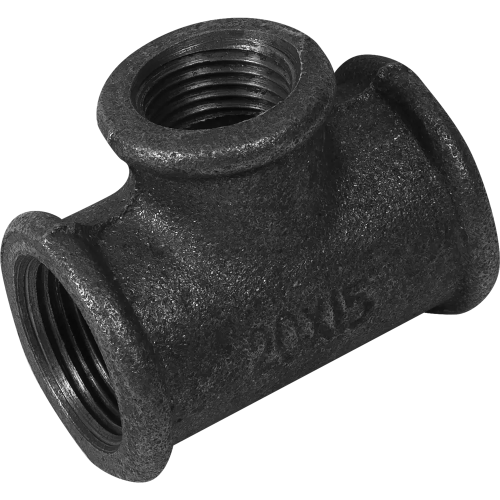 Тройник переходной 3/4"x1/2"x3/4" ВР мм чугун 32500 Santreyd STLM-2193653