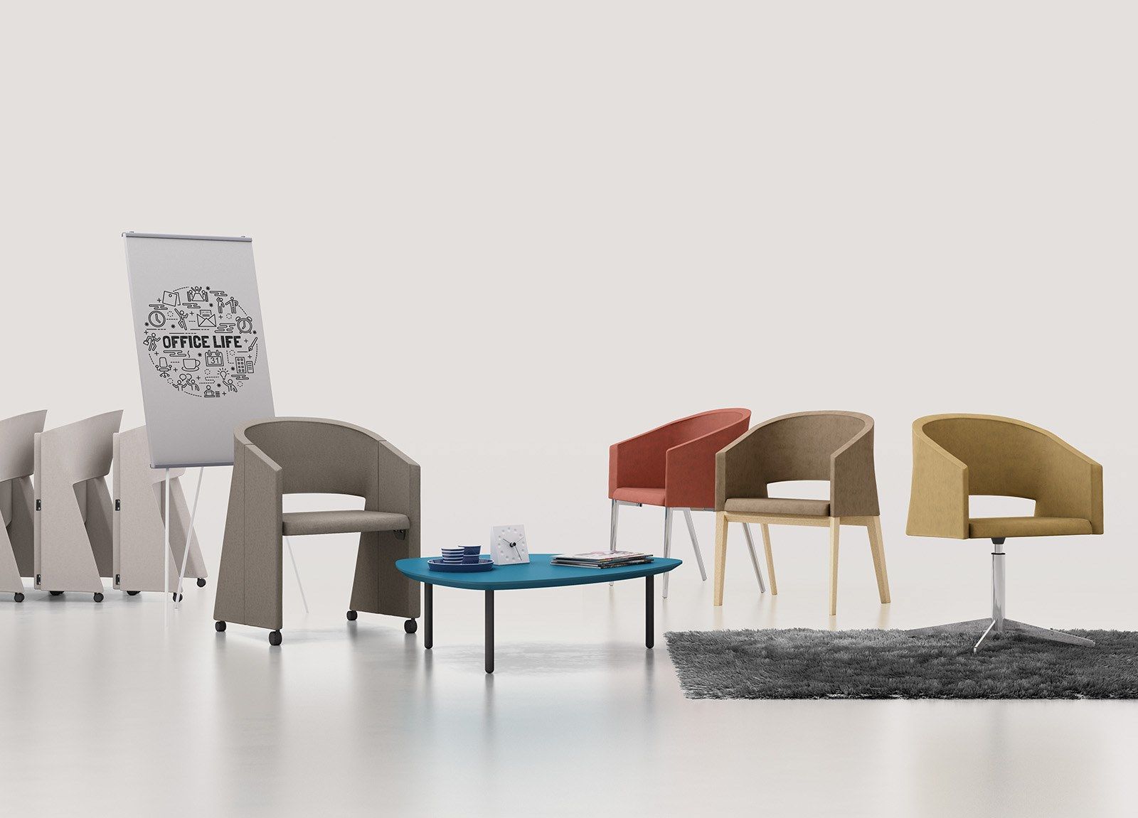 Спицевое кожаное кресло с подлокотниками Leyform Риф ARCH-00009438 - Вид №2